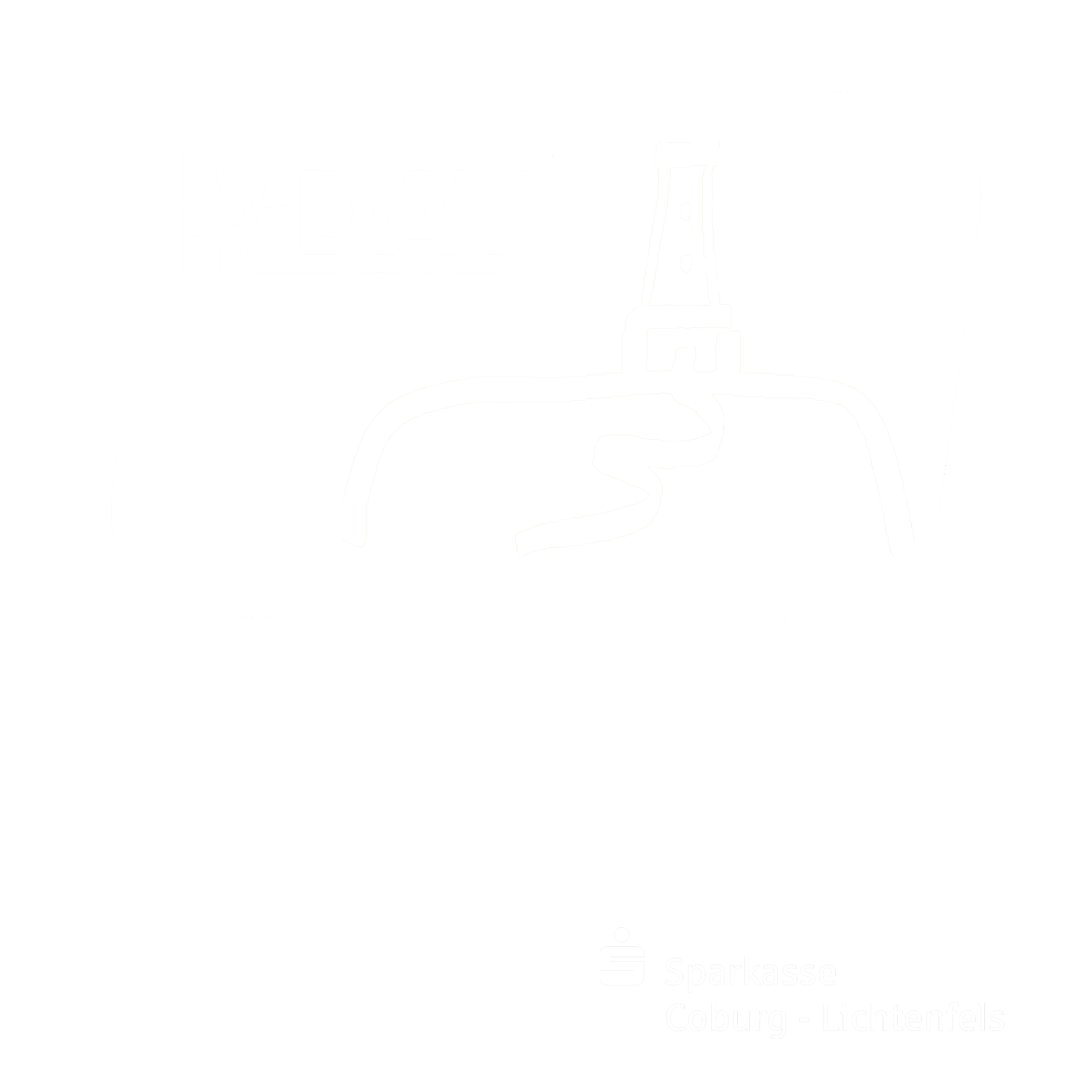 DAV Logo Weiß